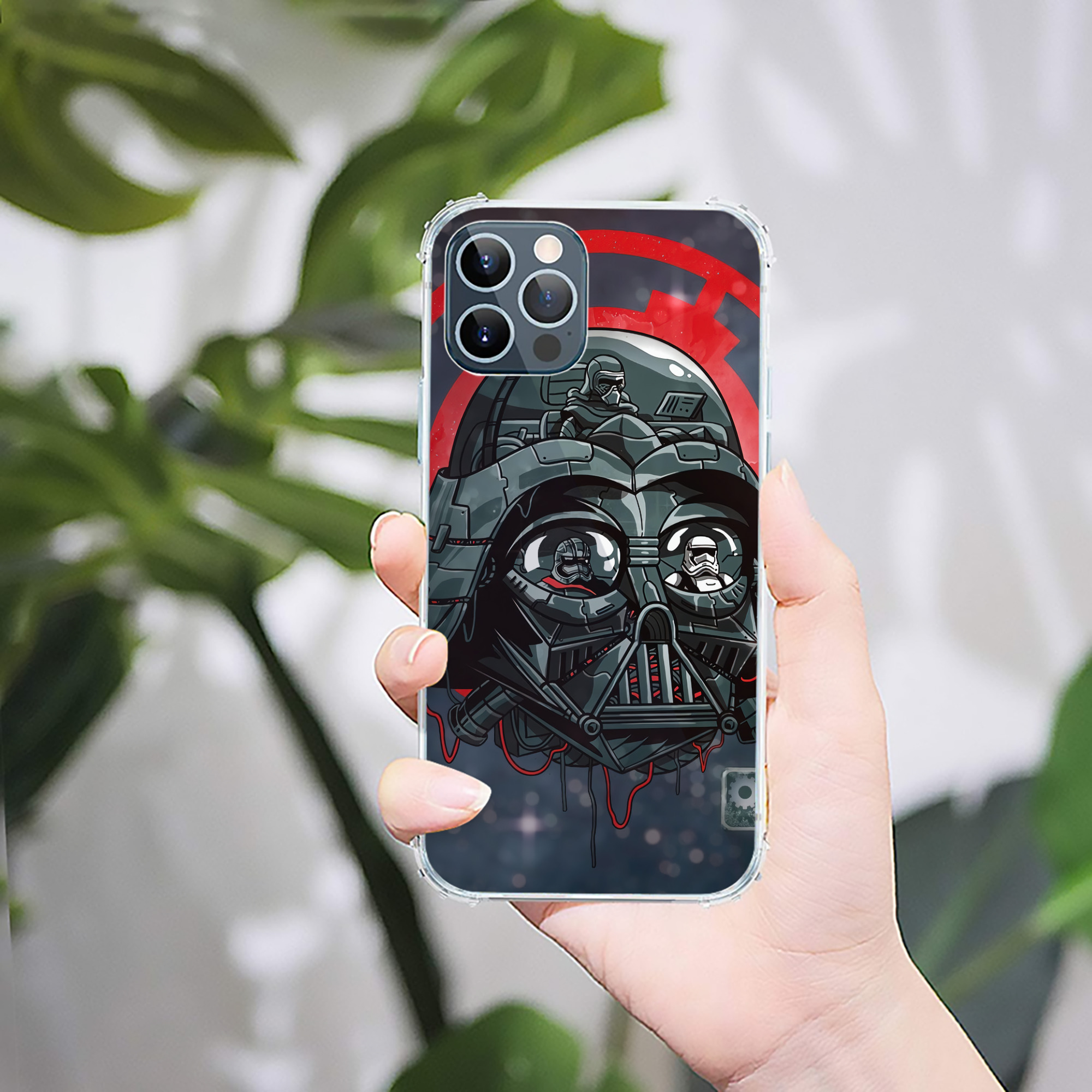 （画像用） スター・ウォーズ Star Wars 【iPhone 12シリーズ対応】透明スマホケース（クリアソフトケース）